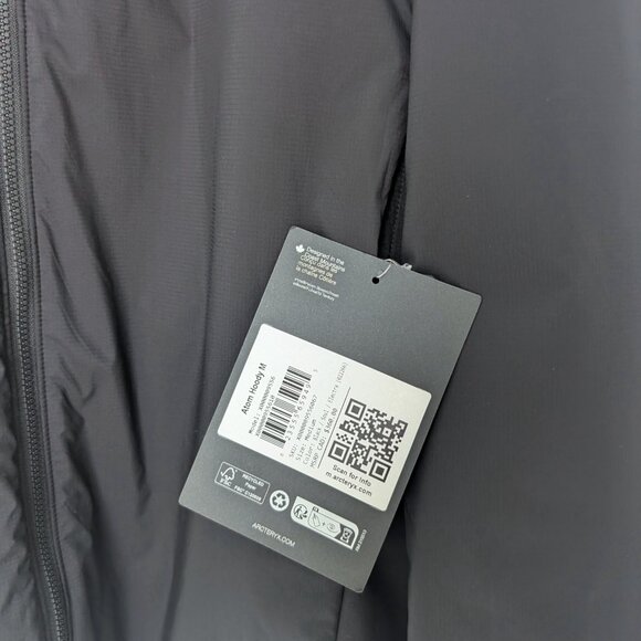 (NWT) Arc'teryx-  Atom Hoody Men's (Black/Soul/Electra) - Picture 4 of 15